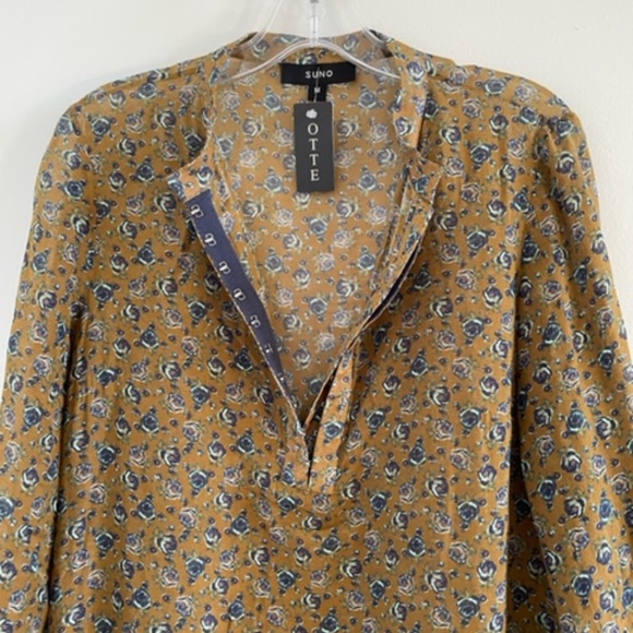 Suno NY Silk Caftan/Maxi Dress NWT, size M - Picture 1 of 11